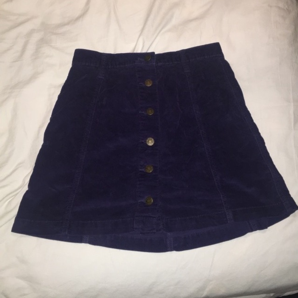 BDG DENIM BUTTON UP SKIRT